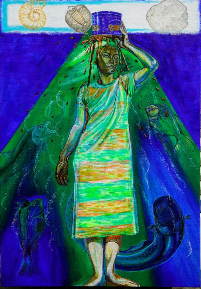 향유_65.1x45.5cm_acrylic on canvas_2024