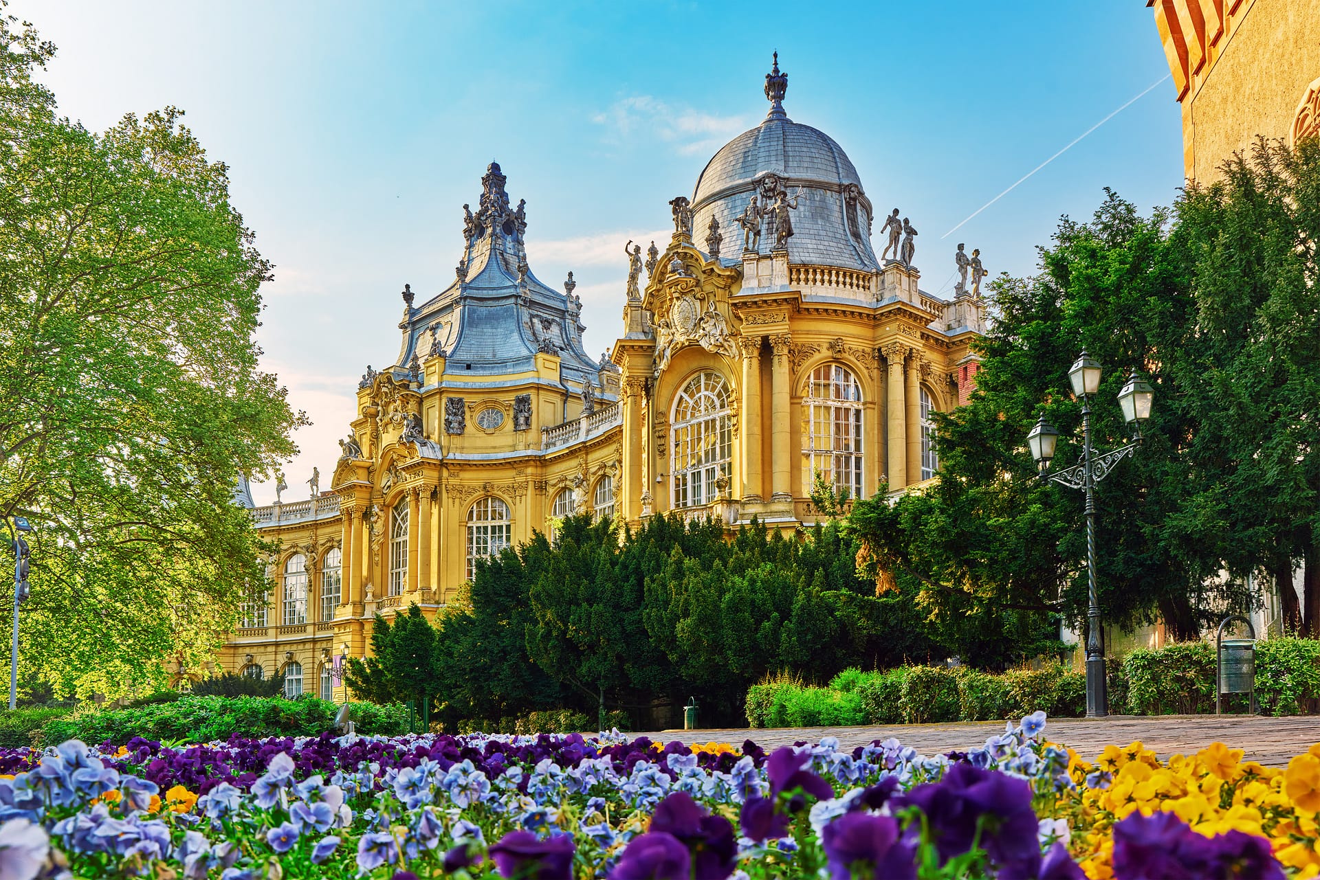 City Park, Budapest Exterior of Vajdahunyad Castle (Vajdahunyad vara) in City Park in Budapest, Hungary