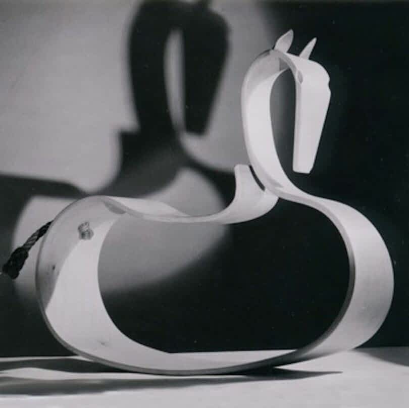 sculptural rocking horse